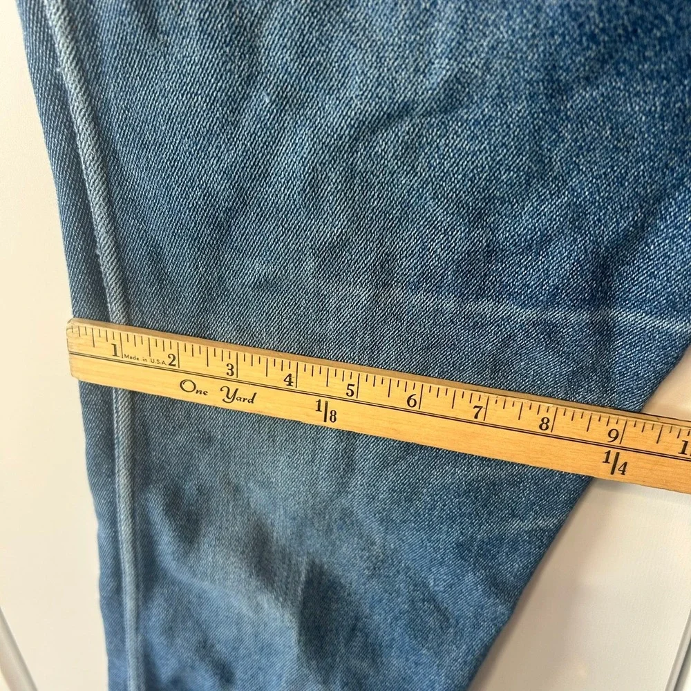 Vintage Wrangler Misses Regular Fit High Rise Straight Leg Blue Jeans Size 12